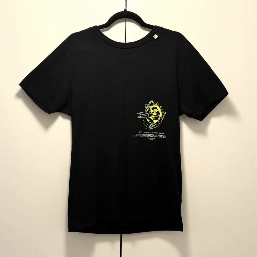 📴▪️ 🌎 OFF-WHITE ‘WORLD’ T-SHIRT 🌎▪️📴 SIZE: S